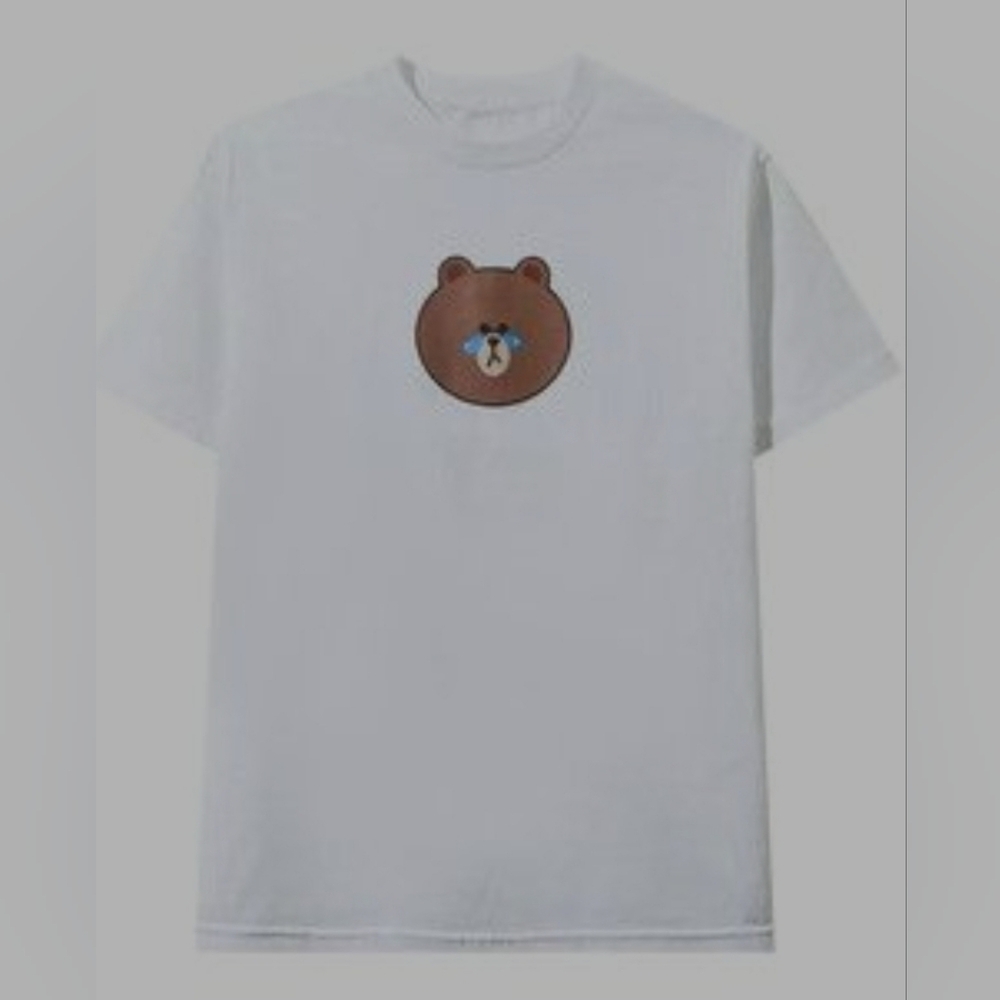 Brand New Anti Social Social Club x Line Friends Bear T-shirt (M)